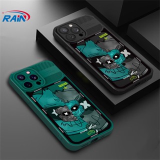 เคสโทรศัพท์มือถือ คาร์บอนไฟเบอร์ ลายหมีปีศาจ สําหรับ OPPO A17 A57 2022 A15 A16 A16K A76 A36 A54 A53 A12 A5S A7 A3S A11k A52 A96 A74 A94 A37 F9 5F A1K A55 C1 C2