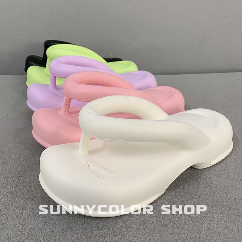 sunnycolor-รองเท้าแตะ-รองเท้าหัวโต-สไตล์วันหยุดพักผ่อนท่องเที่ยวสงกรานต์-b29g079