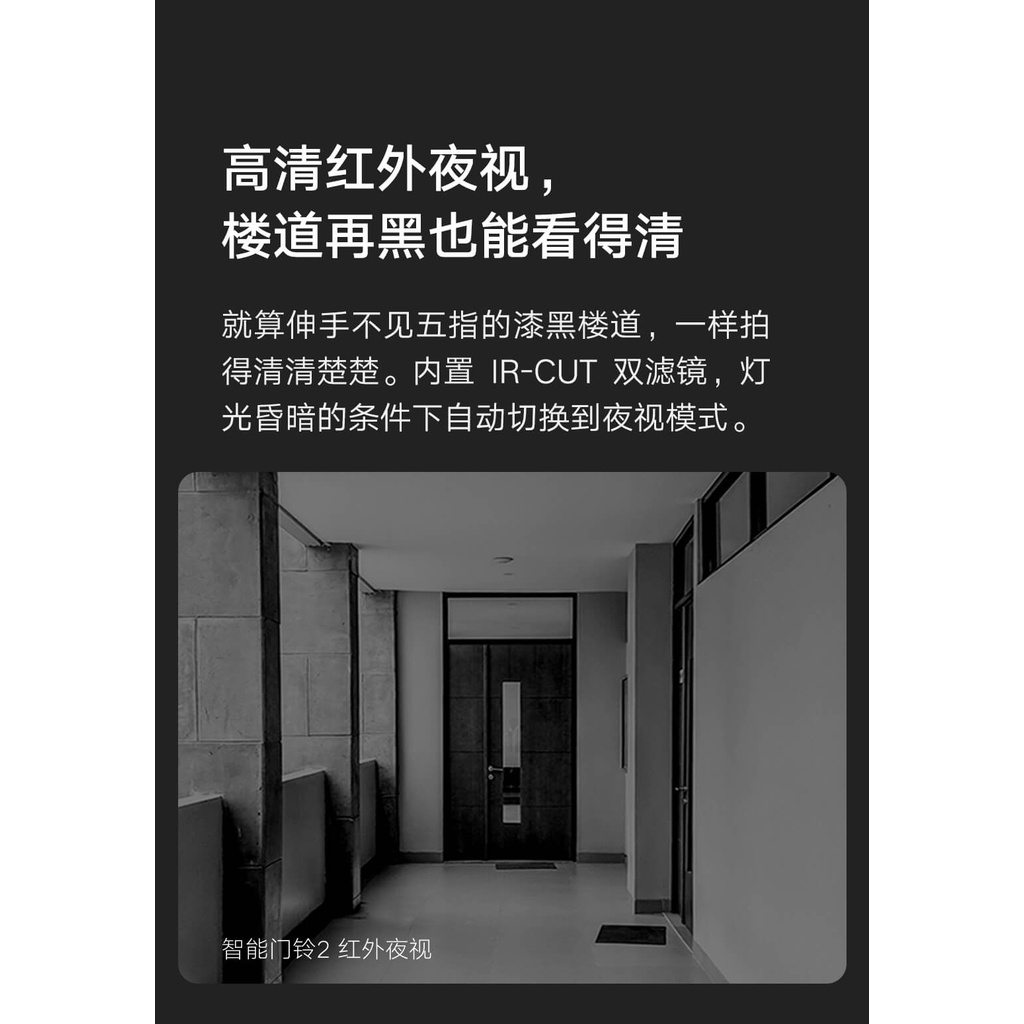xiaomi-mijia-mi-ออดประตูวิดีโออัจฉริยะ-2-mijia-วิดีโอออดชุดตรวจสอบ-hd-วิสัยทัศน์กลางคืนระยะไกลอินเตอร์คอม-cats-eye-รุ่น-2-ของขวัญ