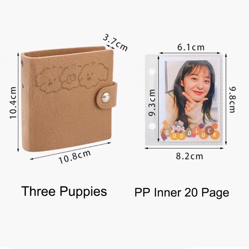 ins-อัลบั้มรูปภาพ-รูปลูกสุนัข-3-นิ้ว-อัลบั้มฟลิปชาร์ต-ขนาดเล็ก-ที่ใส่โฟโต้การ์ด-ไอดอล-โลโม่การ์ด-สมุดเก็บข้อมูล