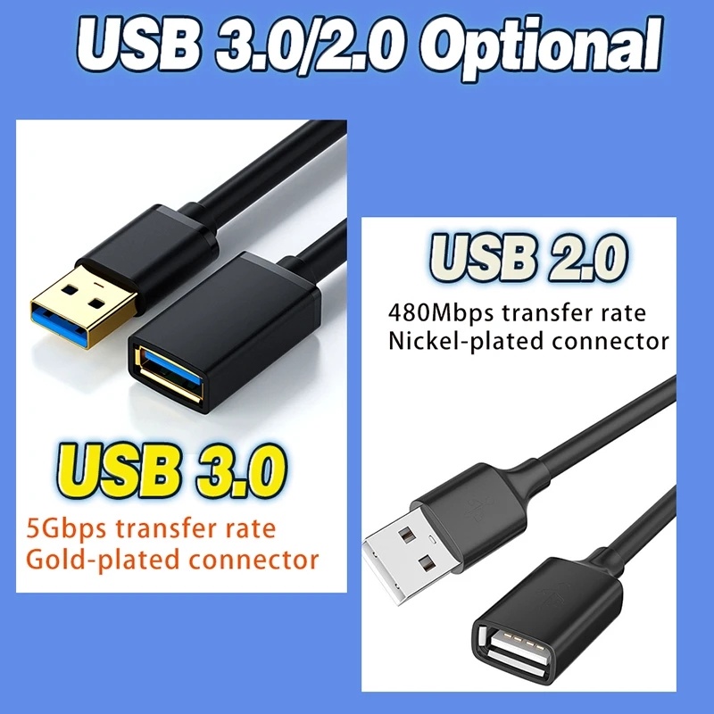 สายเคเบิลต่อขยาย-usb-3-0-2-0-ความเร็วสูง-0-5-1-1-5-2-3-เมตร-เป็น-usb-5gbps