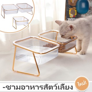 ROYAL PET BOWL ชามให้อาหารแมว สุนัขพันธุ์เล็ก ชามอาหารแมว ชามอาหารสัตว์เลี้ยง ถ้วยข้าวแมว CleverPet