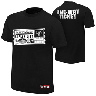  พิมพ์ลาย Brock Lesnar "One Way Ticket" T-Shirt