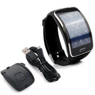 สายชาร์จ Usb สําหรับ Samsung Galaxy Gear S SM R750 Smartwatch สายนาฬิกาซิลิโคน