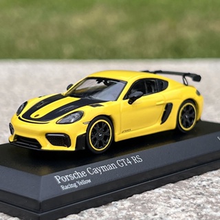 1: 64 Minichamps Porsche Cayman GT4 RS อัลลอย   โมเดล รถ ของเล่นเด็กผู้ชาย ของขวัญวันเกิด ตกแต่งบ้าน