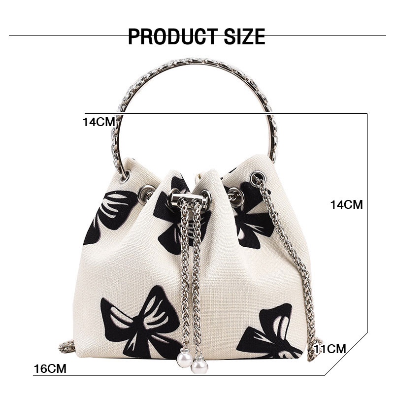 yadou-กระเป๋าแฟชั่นดีไซน์ใหม่ของผู้หญิงแฟชั่นกระเป๋าผ้าใบแบบพกพาสายโซ่คุณภาพสูง