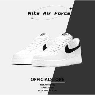 ของแท้ 100% Nike Air Force 1 Low  White and Black รองเท้าผ้าใบ