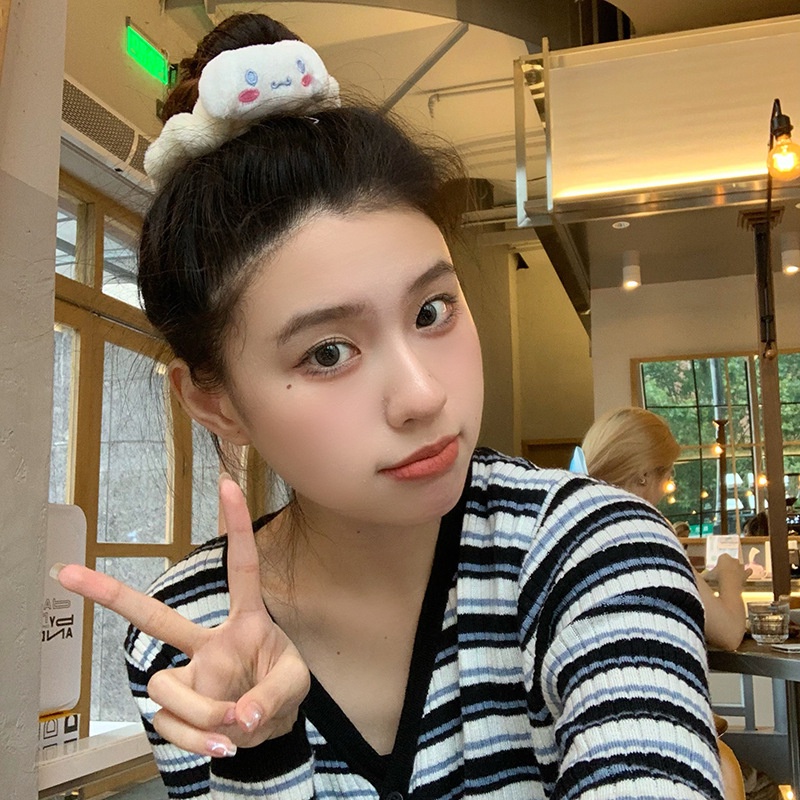 sanrio-tiktok-ที่คาดผม-ลายการ์ตูนสุนัขพุดดิ้ง-เมโลดี้-ซินนาม่อน-น่ารัก-ยอดนิยม-เครื่องประดับแฟชั่น-สําหรับเด็กผู้หญิง