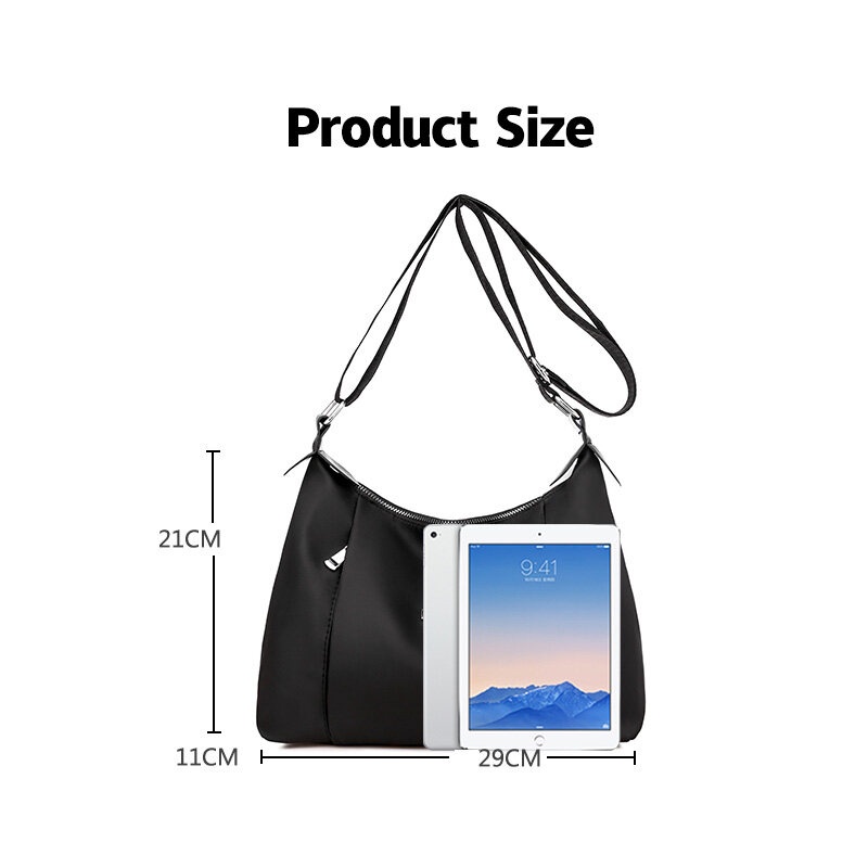 taidu-ใหม่กระเป๋าผู้หญิงผ้าอ็อกฟอร์ดน้ำหนักเบา-กระเป๋าสะพายข้างแบบเรียบง่าย-ความจุสูง-ง่ายต่อการจับคู่-คุณภาพสูง