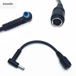 【DREAMLIFE】Female Jack For HP*Dell Copper Core Laptop 7.4mm-4.5mm Male Plug HP*DC Cable