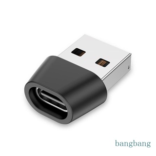 Bang OTG อะแดปเตอร์แปลงสายเคเบิ้ล Type C ตัวเมีย เป็น USB ตัวผู้ ชาร์จเร็ว สําหรับ Macbooks โทรศัพท์