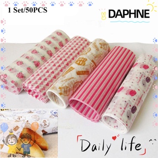 daphne แผ่นกระดาษสําหรับใช้ในการอบขนม 50 ชิ้น/ชุด