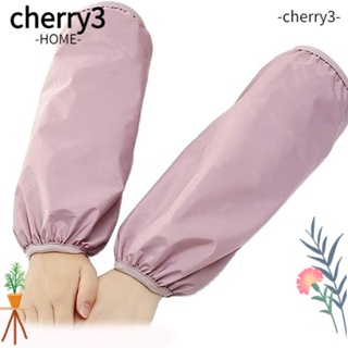 CHERRY3 ถุงมือกันแดด กันน้ํามัน อเนกประสงค์ ป้องกันมลพิษ สีม่วง สําหรับห้องครัว 2 คู่