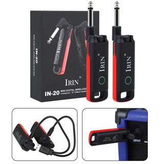 New Arrival~IRIN Wireless Guitar Bass Transmitter Receiver Stable Performance Extended Range