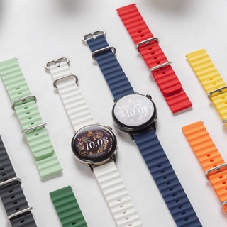 สายนาฬิกาข้อมือซิลิโคน กันน้ํา เป็นมิตรกับผิวหนัง สําหรับ Smartwatches 20 22 มม. Galaxy Watch