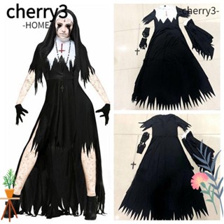 Cherry3 ชุดจั๊มสูท ชุดยูนิฟอร์ม น่ากลัว สําหรับปาร์ตี้ฮาโลวีน ไซซ์ S-XL