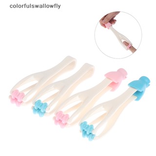 Colorfulswallowfly ลูกกลิ้งนวดฝังเข็ม ข้อต่อนิ้วมือ COD