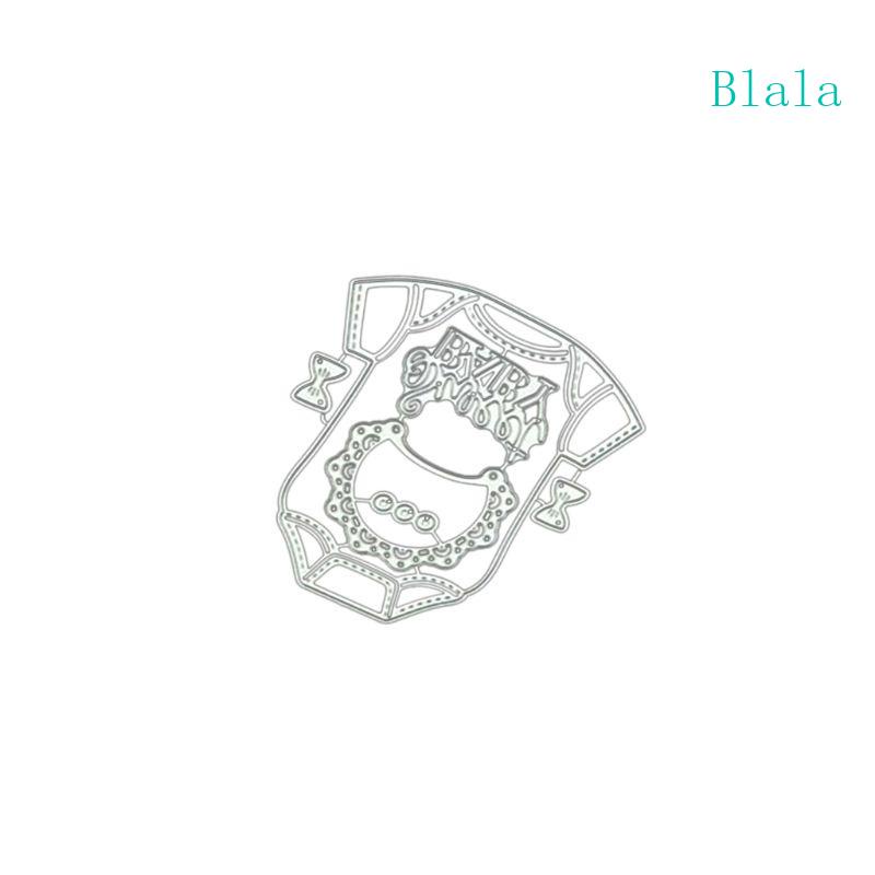 blala-แผ่นแม่แบบโลหะ-ตัดลายเสื้อผ้าเด็ก-สําหรับตกแต่งการ์ด-งานฝีมือ-diy