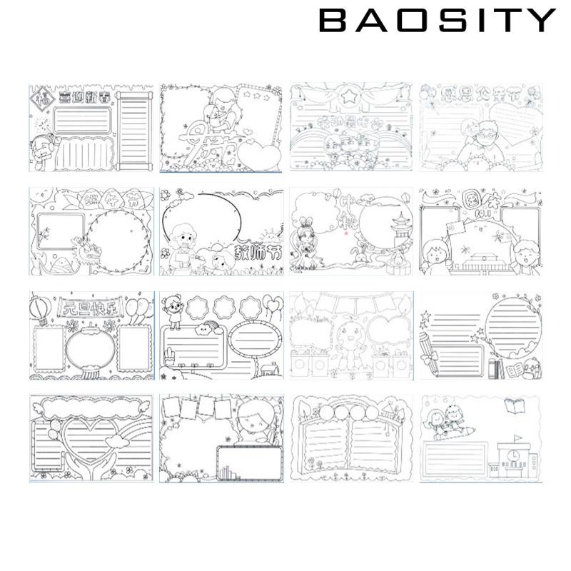 baosity-แม่แบบลายฉลุ-รูปสัตว์-สําหรับวาดภาพระบายสี-46-ชิ้น