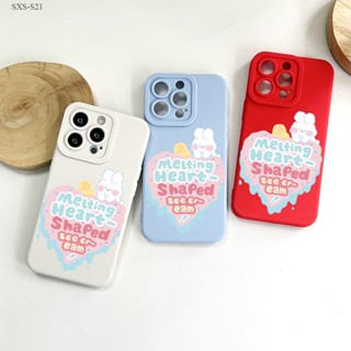 Samsung Galaxy S21 S20 FE Plus Ultra S21+ S20+ 5G เคสซัมซุง สำหรับ Melting Heart เคส เคสโทรศัพท์