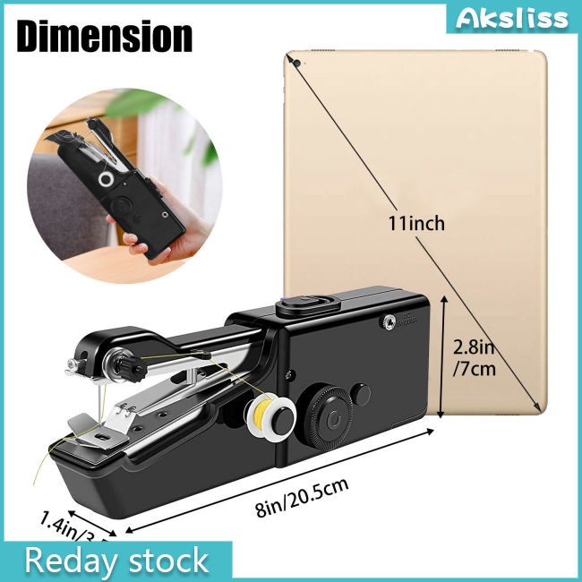 aks-จักรเย็บผ้า-ขนาดเล็ก-แบบพกพา-ออกแบบตามสรีรศาสตร์-สําหรับเสื้อผ้า-กางเกงยีน-เสื้อยืด-ผ้าม่าน