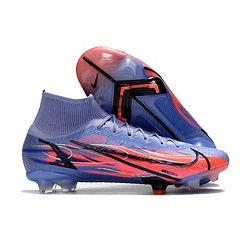 รองเท้าฟุตบอล Mercurial Superfly 8 elite FG CR7 Ronaldo สีแดง สําหรับทุกเพศ