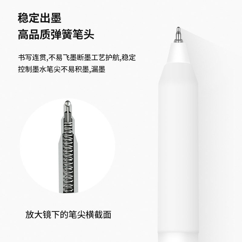 Hot Sale# HOMU Hemu press gel pen ink small white brush paper pen st ...