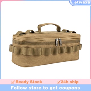 [Etivaxa] กระเป๋าจัดเก็บเครื่องครัว ทนทาน สําหรับปิกนิก ชายหาด บาร์บีคิว