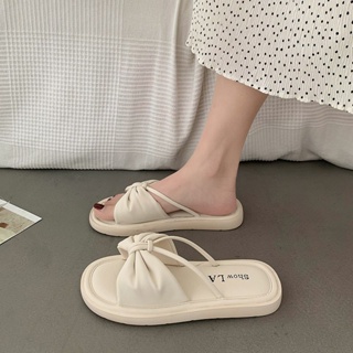 Leosoxs   รองเท้าแตะ รองเท้าแฟชั่น สะดวกสบาย ฟชั่น ด้านล่างหนา 2023 ใหม่  รุ่นใหม่ Korean Style fashion สวยงาม B98G0VY 36Z230909