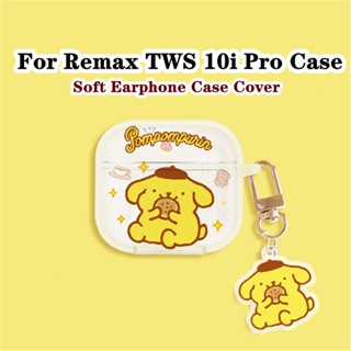 【จัดส่งรวดเร็ว】เคสหูฟังนิ่ม แบบใส ลายการ์ตูน เรียบง่าย สําหรับ Remax TWS 10i Pro Remax TWS 10i Pro