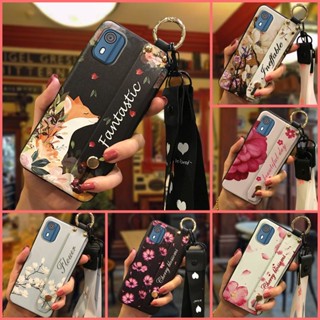 Shockproof Dirt-resistant Phone Case For Nokia C02/TA-1522 Kickstand Wrist Strap Anti-dust Durable Back Cover ring protective