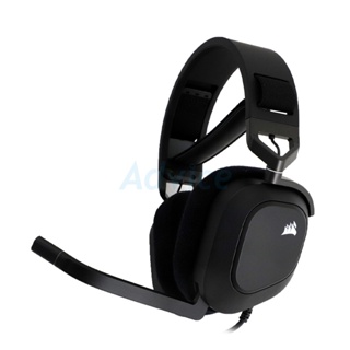 HEADSET (7.1) CORSAIR HS80 RGB USB WIRED CARBON