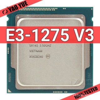 โปรเซสเซอร์ CPU E3-1275 v3 E3 1275 v3 3.5 GHz Quad-Core Eight-Thread 84W L3=8M LGA 1150 MQ8T