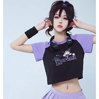 Solenne  เสื้อครอป เสื้อแฟชั่นผู้หญิง สีพื้น สําหรับผู้หญิง ใส่ไปคลับ ปาร์ตี้ 2023 NEW  Korean Style สไตล์เกาหลี ทันสมัย High quality WTX01 36Z230909