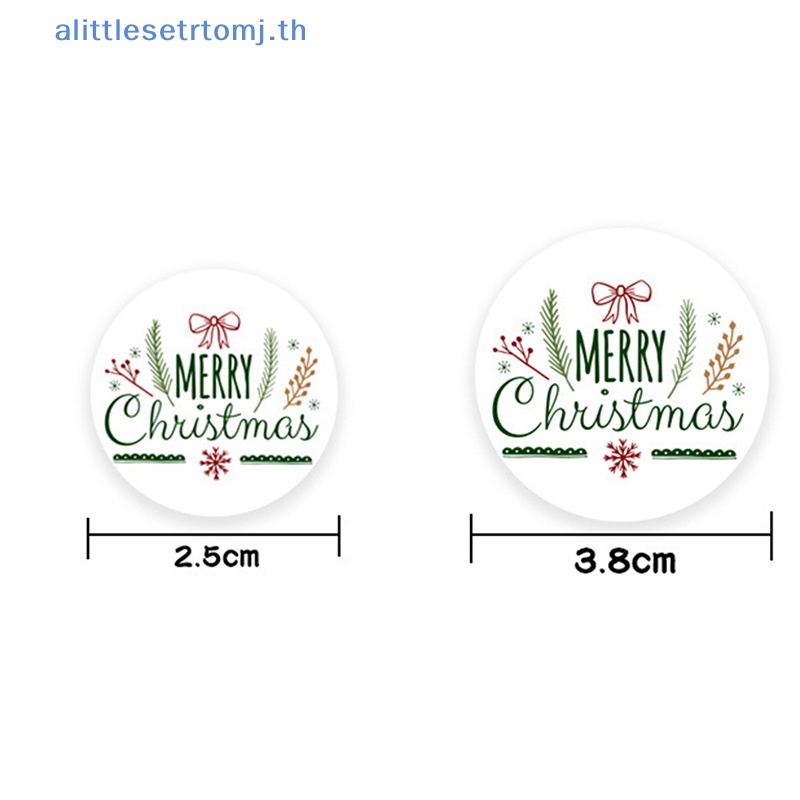 alittlese-สติกเกอร์ฉลากธีมคริสต์มาส-merry-christmas-สําหรับติดตกแต่ง-500-ชิ้น
