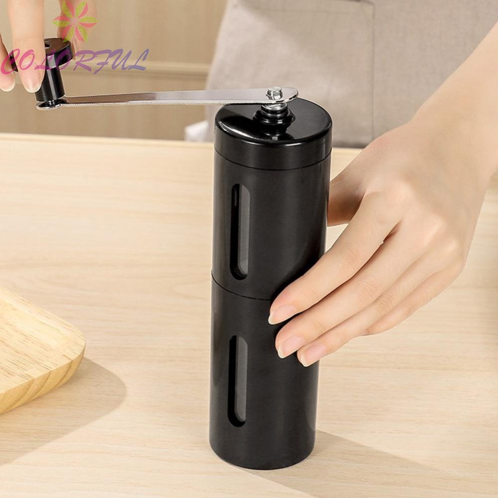 【COLORFUL】Grinder 19*5.5cm Adjustment Black Coffee Pots Compact Point ...