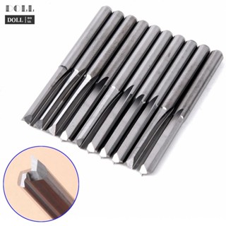 ⭐24H SHIPING ⭐Bits 40mm 1/8" CNC Router End Mill Straight Slot 2 Flutes 10pcs Carbide