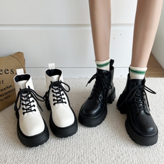 SINCE THEN  แฟชั่นรองเท้า บูท รองเท้าบูทยาว ไซส์ใหญ่ รองเท้า boots  High quality ทันสมัย ins fashion B94F0R7 37Z230910