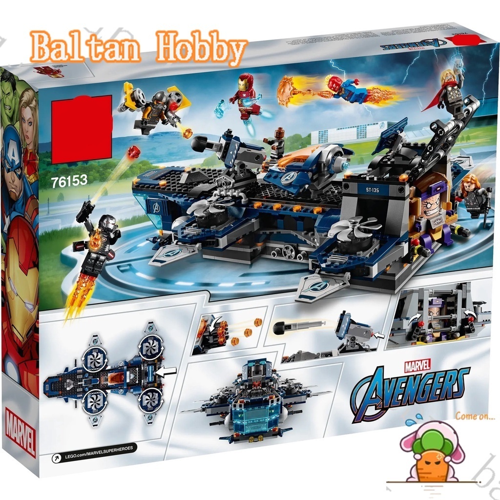 baltan-toy-bh1-บล็อกตัวต่อ-รูปซุปเปอร์ฮีโร่-the-avengers-avengers-helicarrier-76153-11559-ของเล่นสําหรับเด็กผู้ชาย-es1