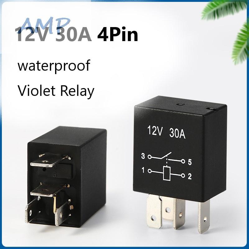 new-8-12v-30a-4pin-relay-1pc-violet-relay-12vdc-30a-4pin-1-3w-all-copper-coils