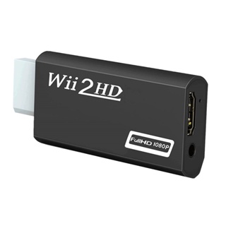 อะแดปเตอร์แปลงเสียง Full HD 1080P Wii เป็น HDMI Wii2HDMI 3.5 มม. สําหรับ PC HDTV หน้าจอมอนิเตอร์