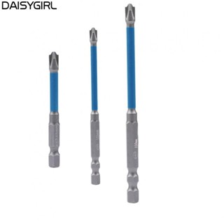 【DAISYG】Screwdriver Bit Silver 110mm Alloy Steel Cross FPH2 For Electrician Green