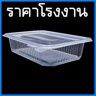 (25ใบ/แพ็ค) กล่องใส่อาหาร กล่องพลาสติกใสพร้อมฝาปิด กล่องอาหารพลาสติกใส กล่องข้าว กล่องถนอมอาหารฝาพับ