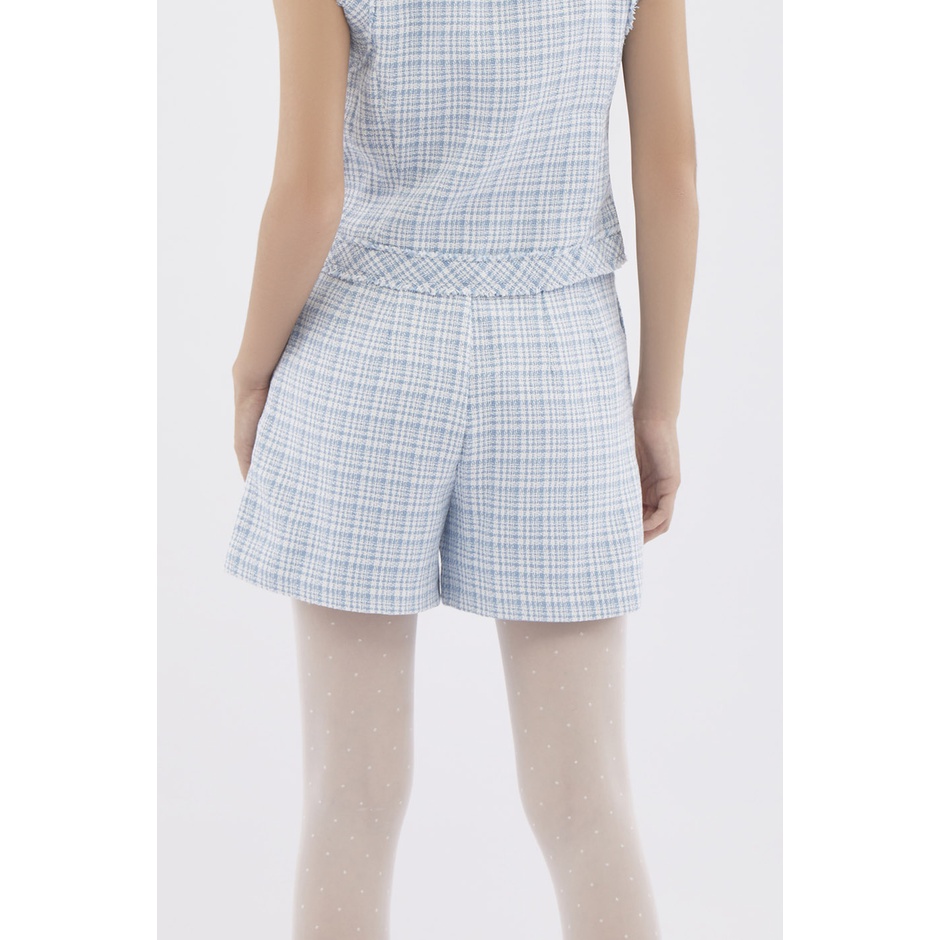 ep-กางเกงผ้าทวีต-ผู้หญิง-สีฟ้า-tweed-shorts-4569
