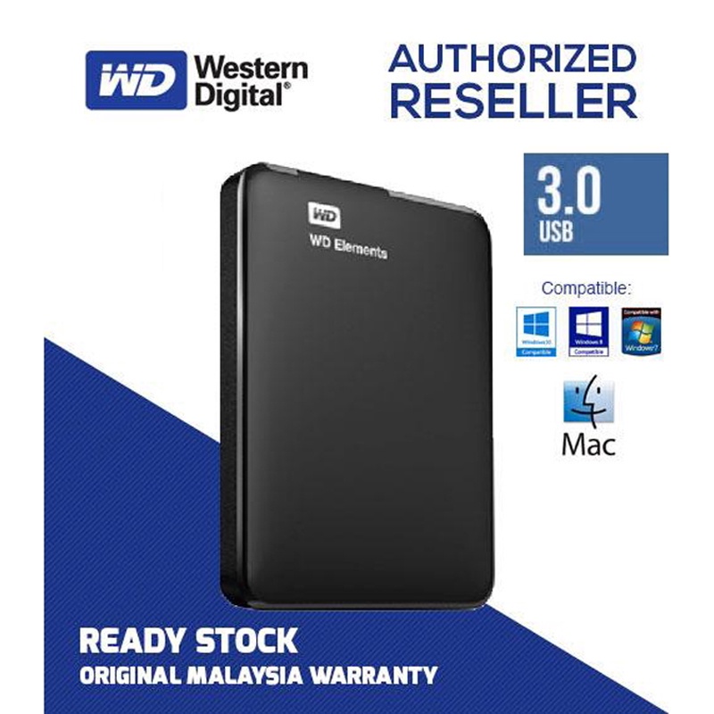 western-digital-harddisk-1tb-2tb-hdd-ฮาร์ดดิสก์ขยายฮาร์ดดิสก์ภายนอก