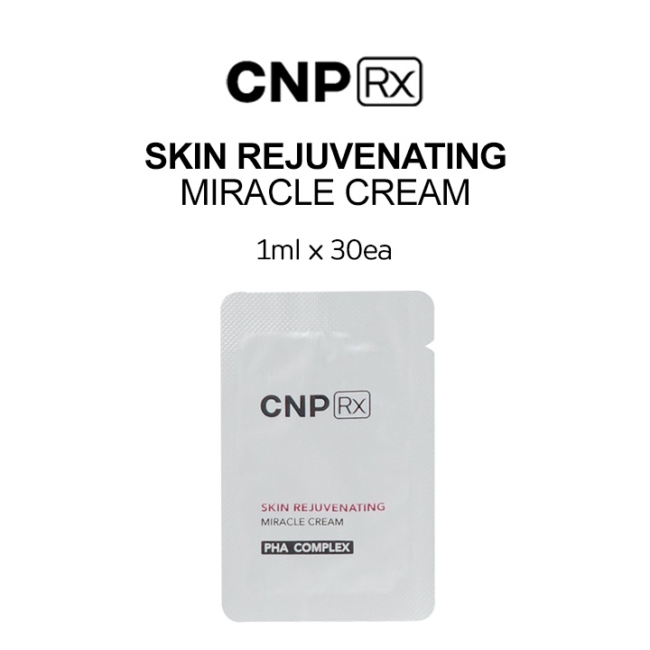 cnp-rx-skin-rejuvenating-miracle-cream-1ml-x-30ea-moist-skin-elastic-skin-firm-skin-smooth-skin