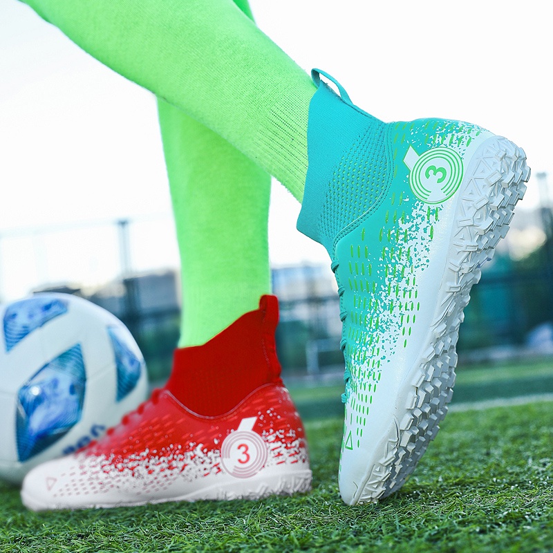 tf-soccer-boots-รองเท้าฟุตบอลผู้ใหญ่เด็กรองเท้าฝึกซ้อมฟุตซอล-size-33-45