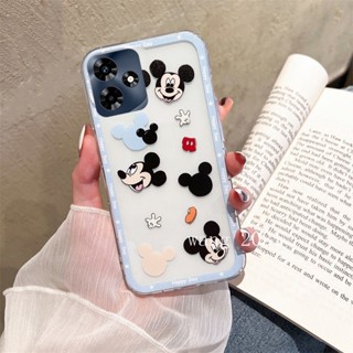 ใหม่ เคสโทรศัพท์มือถือ ซิลิโคนนิ่ม ใส บางมาก กันกระแทก ลายการ์ตูนน่ารัก แฟชั่น สําหรับ Realme C53 C55 NFC 2023 RealmeC53