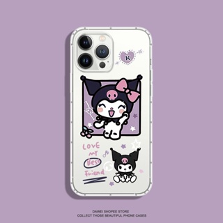 เคสซิลิโคนนิ่ม แบบใส ลายการ์ตูน Melody Kuromi น่ารัก สําหรับ เคสไอโฟน case IPhone 13 14 Pro Max 12 Mini 11 Pro Xs Max Xr X 6s 7 8 Plus Se2020 เคสใส