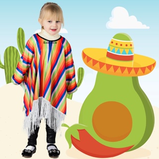 &lt;Babynew&gt; เสื้อปอนโช Cinco de Mayo Mexican Fiesta Serape ลดราคา